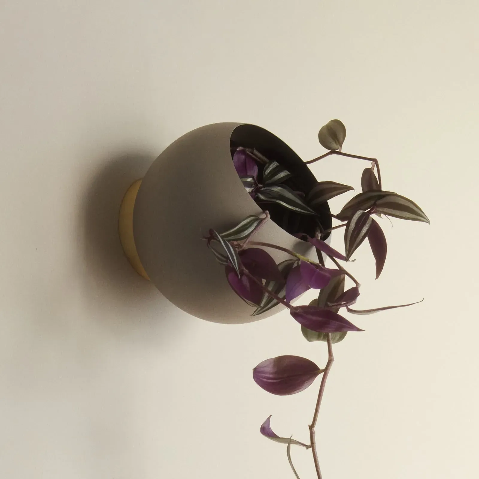 Pflanzenkasten AYTM, Globe, Grau, Aluminium, Design - 15.4