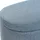 Beliani Polsterbank Hayward Blau 98 x 44 cm