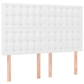 vidaXL Boxspringbett 140 x 200 cm Weiß