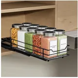 ZDDLOINP Gewürzregal Ausziehbar 0 x 0 x 0 cm Schwarz