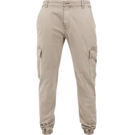 URBAN CLASSICS Washed Cargo Twill Hosen White 34