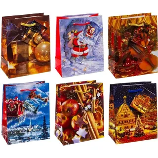 TSI 12 TSI Geschenktüten Weihnachten Serie 7 Motiv sortiert 11,0 x 14,0 cm