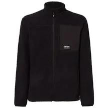 OAKLEY Apparel Mountain Fire Sherpa Fleece Mit Durchgehendem Reißverschluss - Blackout - XL