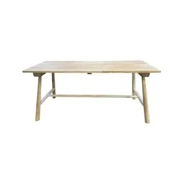 Möbilia Gartentisch 180 x 90 x 77 cm Beige