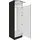 OPTIFIT Kühlumbauschrank Palma 56,7 x 55,5 x 144,6 cm Grau