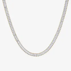 Sensora Jewelry Baguette Halskette Gold 