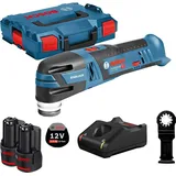 Bosch Akku-Multi-Cutter GOP 12V-28 / 2x 3,0 Ah Akku + Ladegerät in L-Boxx