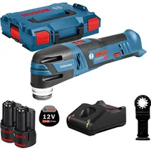 Bosch Akku-Multi-Cutter GOP 12V-28 / 2x 3,0 Ah Akku + Ladegerät in L-Boxx