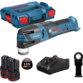 Bosch Akku-Multi-Cutter GOP 12V-28 / 2x 3,0 Ah Akku + Ladegerät in L-Boxx