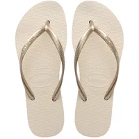 HAVAIANAS HAV.Slim Flatform Unisex-Erwachsene Sandalen, Beige, 35/36 EU -