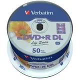 Verbatim DVD+R 8,5 GB 8x bedruckbar 50 St.