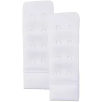 Skin Wrap Accessories BH Verlängerung 2er-Set BH Verschluss Erweiterung Bra Extender BH Verschluss Verlängerung 1er, 2er oder 3er Haken in Schwarz Weiß Haut - Einheitsgröße