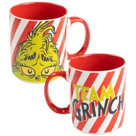UNITED LABELS Grinch Kaffeetasse 0,32 l Rot Weiß