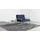 s-style möbel Loungesessel Tampa Samtstoff 84 x 81 x 89 cm Blau/Silber