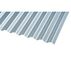 Polycarbonat Wellplatten klar C-Struktur Sinus 76/18 2,5 mm – Hagelsicher