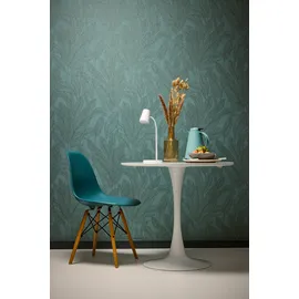 A.S. Création Cosmoliving by Cosmopolitan Vliestapete Blätter (Grün-Blau, Floral, 10,05 x 0,53 m)