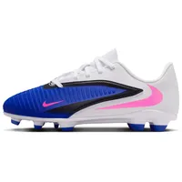 Nike Phantom 6 Low Club FG/MG Kinder Racer Blue/Weiß/Pink Blast 35