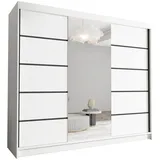 Sofnet Schwebetürenschrank, weiß