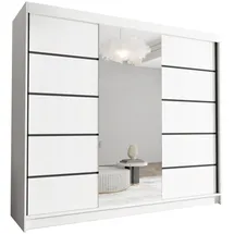 Sofnet Schwebetürenschrank, weiß