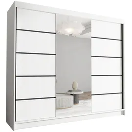 Sofnet Schwebetürenschrank, weiß
