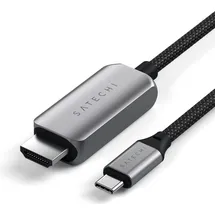 Satechi USB-C zu HDMI 2.1 Kabel 2 m Grau/Schwarz