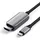 Satechi USB-C zu HDMI 2.1 Kabel 2 m Grau/Schwarz