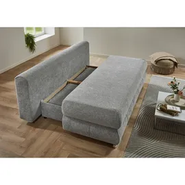 SUN GARDEN Carryhome Schlafsofa, Textil, Buche, massiv, 2-Sitzer, Füllung: Schaumstoffflocken, 200x75x85 cm, Schlafen auf Sitzhöhe, haustierfreundlicher Bezug, Wohnzimmer, Sofas & Couches, Schlafsofas, Schlafsofas mit Bettkasten