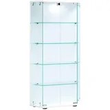 VCM Vitrine Cenila 83 x 17 x 114 cm Weiß