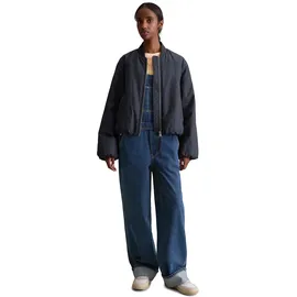 Marc O'Polo Outdoorjacke MARC O'POLO DENIM "aus recyceltem Polyester", Damen, Gr. XL, blau depths, Obermaterial: 100% Polyester. Füllung: 100% Polyester. Futter: 100% Polyester, unifarben, Bündchen, Jacken Outdoorjacke