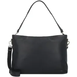 Plevier Structure Millau Schultertasche Leder 43 cm Laptopfach  schwarz