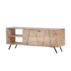 Lowboard   ¦ holzfarben ¦ Maße (cm): B: 140 H: 53 T: 42.0