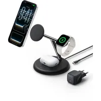 Belkin UltraCharge 25W Qi2 3in1 Charging Stand Black - Schwarz