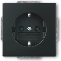 Busch-Jaeger Schuko-Steckdose 20 EUCRB-885 Schwarz 1 St.