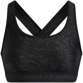 Under Armour Mid Crossback Print Schwarz M