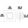 ISOLED Sys-Pro 1 Zone Einbau-Drehknopf Funk-Dimmer