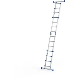 WERNER Teleskop Mehrzweckleiter 4 x 4 Sprossen