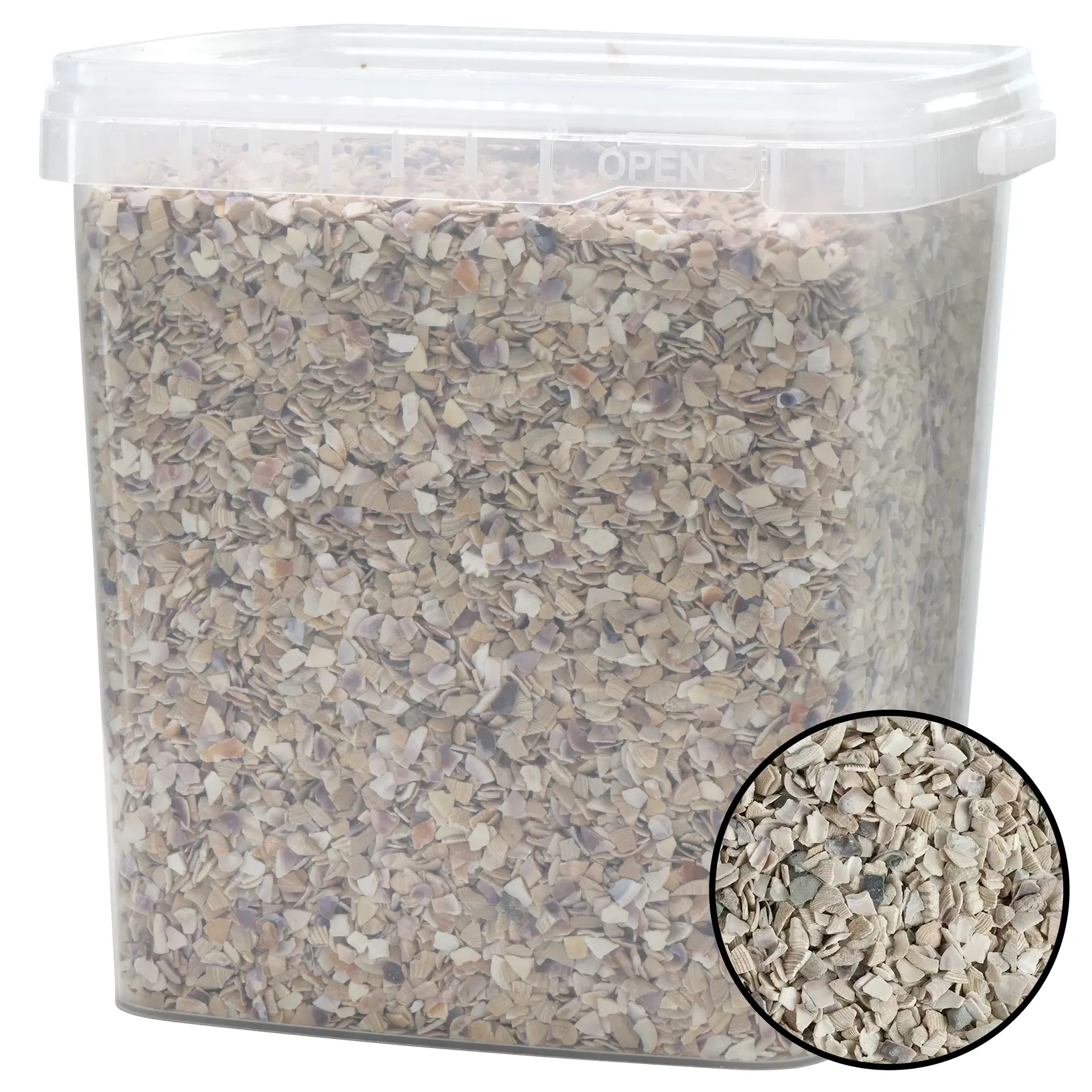 Granulat Muschel 2-3mm 5,5L natur