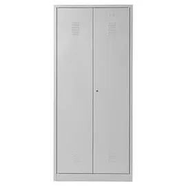 Gürkan Putzmittelschrank 104527 lichtgrau 80,0 x 50,0 x 180,0 cm, aufgebaut