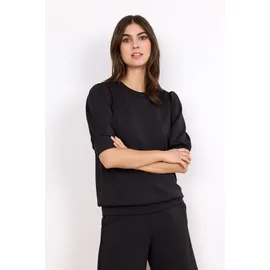 Soyaconcept Kurzarmbluse schwarz M