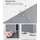 VASAGLE Badkommode 30 x 170 x 30 cm Grau