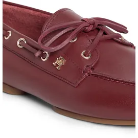 Tommy Hilfiger TH Sleek Leather Bootsschuh Damen Braun 37