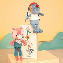 Lilliputiens Jeanne die Katze 18 cm Blau