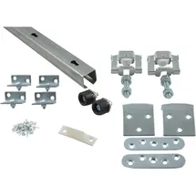 HBS Zimmerschiebetürbeschlag Set 40kg weiß