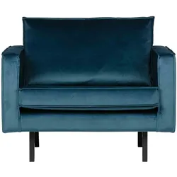 Sessel Rodeo Samt, Blau