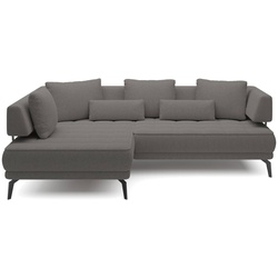 Ecksofa Giotto Stoff Grau