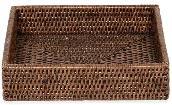 Decor Walther BASKET TAB 1 Tablett - Rattan dunkel
