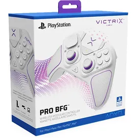 PDP Victrix Pro BFG Wireless Weiß Gaming Controller für PlayStation 5, 4, PC