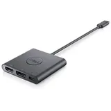 Dell USB-C zu HDMI/DP Adapter 18 cm Schwarz