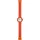 Hip Hop Uhr 32 mm Silikonarmband Orange