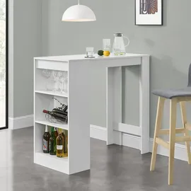[en.casa] Bartisch Kouvola 110 x 50 x 103 cm Weiß